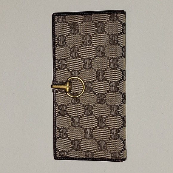 🚨GUCCI GG CANVAS HORSEBIT CLASP WALLET🚨 - Picture 2 of 12